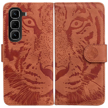 Tiger Embossing Pattern Flip Leather Phone Case, For Infinix Hot 50 Pro+ 4G, For Infinix Hot 50 4G, For Infinix Hot 50 5G, For Infinix Zero 40 4G / 5G