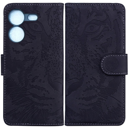 Tiger Embossing Pattern Flip Leather Phone Case, For Tecno Camon 20 Pro 5G, For Tecno Pova 5, For Tecno Spark 10 5G, For Tecno Spark 10 Pro