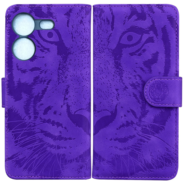 Tiger Embossing Pattern Flip Leather Phone Case, For Tecno Camon 20 Pro 5G, For Tecno Pova 5, For Tecno Spark 10 5G, For Tecno Spark 10 Pro