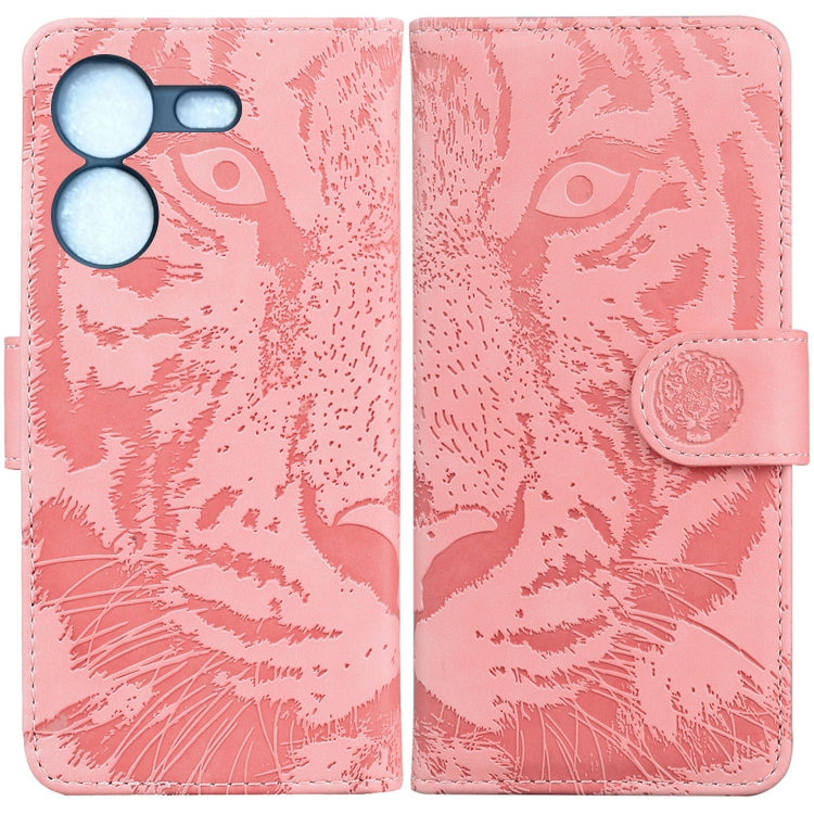 Tiger Embossing Pattern Flip Leather Phone Case, For Tecno Camon 20 Pro 5G, For Tecno Pova 5, For Tecno Spark 10 5G, For Tecno Spark 10 Pro