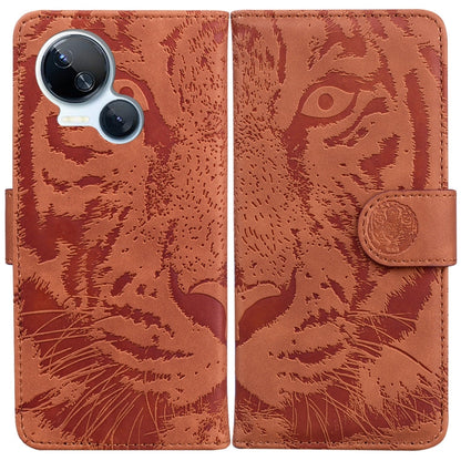 Tiger Embossing Pattern Flip Leather Phone Case, For Tecno Camon 20 Pro 5G, For Tecno Pova 5, For Tecno Spark 10 5G, For Tecno Spark 10 Pro