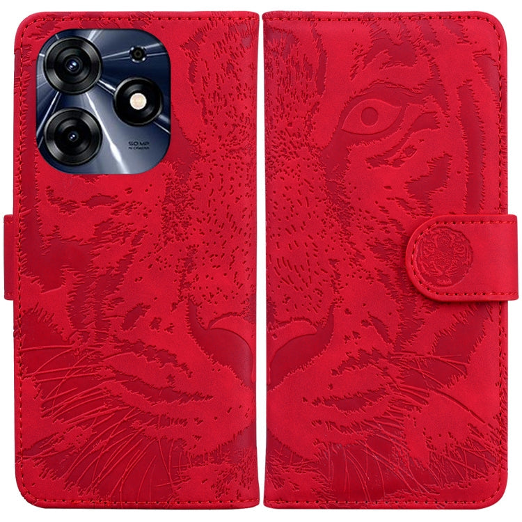 Tiger Embossing Pattern Flip Leather Phone Case, For Tecno Camon 20 Pro 5G, For Tecno Pova 5, For Tecno Spark 10 5G, For Tecno Spark 10 Pro
