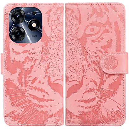 Tiger Embossing Pattern Flip Leather Phone Case, For Tecno Camon 20 Pro 5G, For Tecno Pova 5, For Tecno Spark 10 5G, For Tecno Spark 10 Pro