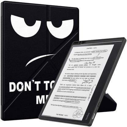 Painted Deformation TPU Leather Smart Tablet Case, For Kobo Elipsa 2E
