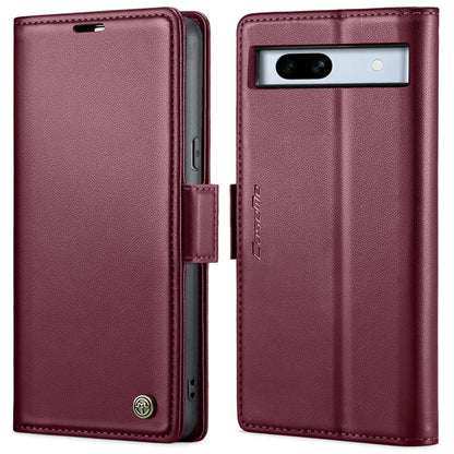 CaseMe 023 Butterfly Buckle Litchi Texture RFID Anti-theft Leather Phone Case, For Google Pixel 8, For Google Pixel 7a