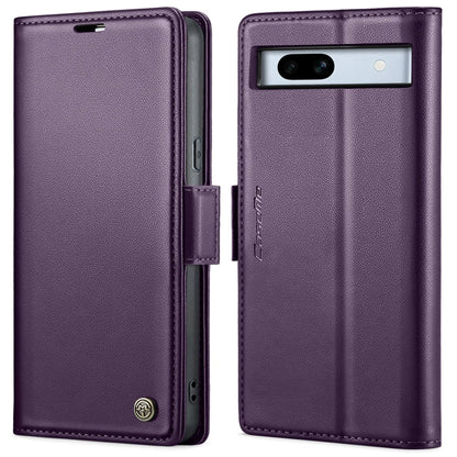 CaseMe 023 Butterfly Buckle Litchi Texture RFID Anti-theft Leather Phone Case, For Google Pixel 8, For Google Pixel 7a