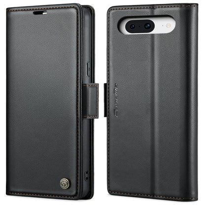 CaseMe 023 Butterfly Buckle Litchi Texture RFID Anti-theft Leather Phone Case, For Google Pixel 8, For Google Pixel 7a