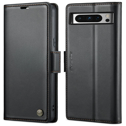 CaseMe 023 Butterfly Buckle Litchi Texture RFID Anti-theft Leather Phone Case, For Google Pixel 10 Pro XL / 9 Pro XL, For Google Pixel 10 / 10 Pro / 9, For Google Pixel 8a, For Google Pixel 8 Pro