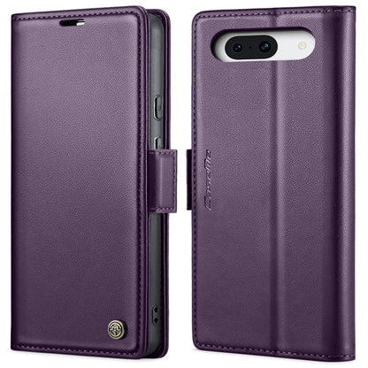 CaseMe 023 Butterfly Buckle Litchi Texture RFID Anti-theft Leather Phone Case, For Google Pixel 10 Pro XL / 9 Pro XL, For Google Pixel 10 / 10 Pro / 9, For Google Pixel 8a, For Google Pixel 8 Pro