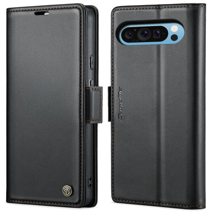 CaseMe 023 Butterfly Buckle Litchi Texture RFID Anti-theft Leather Phone Case, For Google Pixel 10 Pro XL / 9 Pro XL, For Google Pixel 10 / 10 Pro / 9, For Google Pixel 8a, For Google Pixel 8 Pro