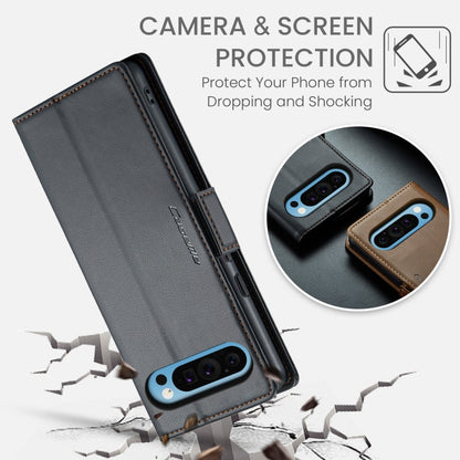CaseMe 023 Butterfly Buckle Litchi Texture RFID Anti-theft Leather Phone Case, For Google Pixel 10 Pro XL / 9 Pro XL, For Google Pixel 10 / 10 Pro / 9, For Google Pixel 8a, For Google Pixel 8 Pro