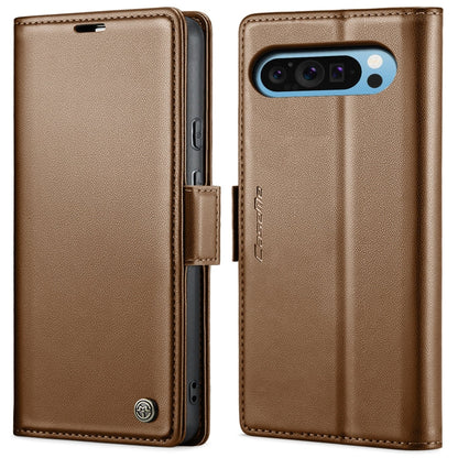 CaseMe 023 Butterfly Buckle Litchi Texture RFID Anti-theft Leather Phone Case, For Google Pixel 10 Pro XL / 9 Pro XL, For Google Pixel 10 / 10 Pro / 9, For Google Pixel 8a, For Google Pixel 8 Pro