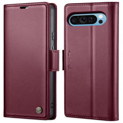 CaseMe 023 Butterfly Buckle Litchi Texture RFID Anti-theft Leather Phone Case, For Google Pixel 10 Pro XL / 9 Pro XL, For Google Pixel 10 / 10 Pro / 9, For Google Pixel 8a, For Google Pixel 8 Pro