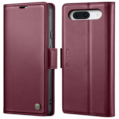 CaseMe 023 Butterfly Buckle Litchi Texture RFID Anti-theft Leather Phone Case, For Google Pixel 10 Pro XL / 9 Pro XL, For Google Pixel 10 / 10 Pro / 9, For Google Pixel 8a, For Google Pixel 8 Pro
