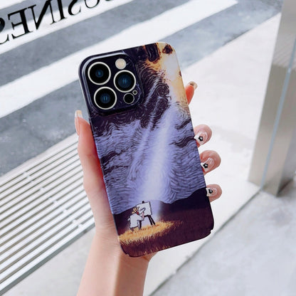 Precise Hole Oil Painting Pattern PC Phone Case, For iPhone 11, For iPhone 11 Pro, For iPhone 11 Pro Max, For iPhone SE 2022 / 2020 / 8 / 7