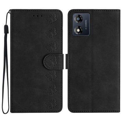 Seven Butterflies Embossed Leather Phone Case, For Motorola Moto G14 4G, For Motorola Edge 40, For Motorola Moto G13, For Motorola Moto E13