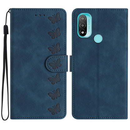 Seven Butterflies Embossed Leather Phone Case, For Motorola Moto E32, For Motorola Moto G52, For Motorola Moto G22, For Motorola Moto E20
