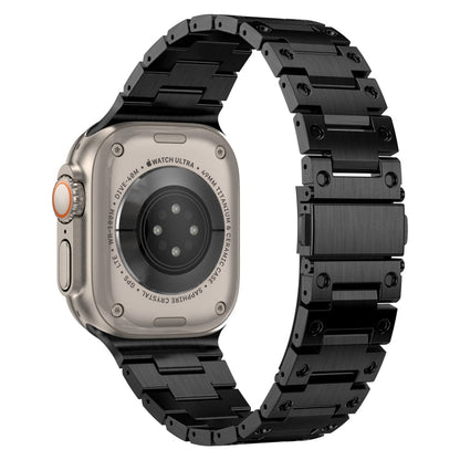 Double Rows Metal Watch Band, For Apple Watch 8 41mm, For Apple Watch 8 45mm, For Apple Watch SE 2022 40mm, For Apple Watch SE 2022 44mm, For Apple Watch 7 41mm, For Apple Watch 7 45mm, For Apple Watch SE 40mm, For Apple Watch SE 44mm