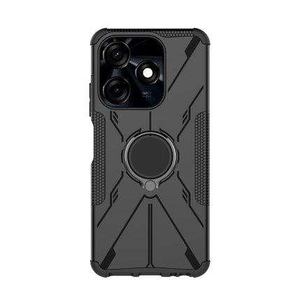 Armor Bear Shockproof PC + TPU Phone Case with Ring, For Tecno Spark 10C