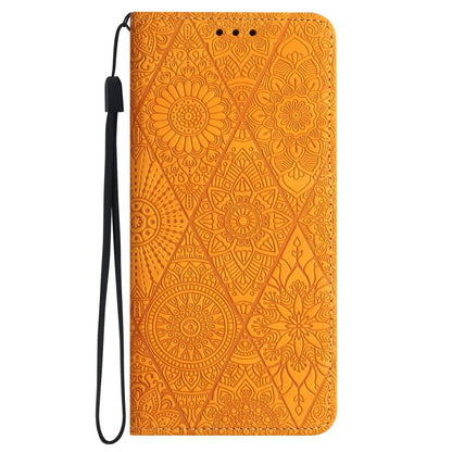 Ethnic Embossed Adsorption Leather Phone Case, For iPhone 13, For iPhone 13 Pro, For iPhone 13 Pro Max, For iPhone 12 / 12 Pro