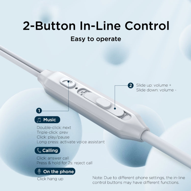 JOYROOM JR-EC06 Type-C Metal In-Ear Wired Earphone, Length: 1.2m, JR-EC06