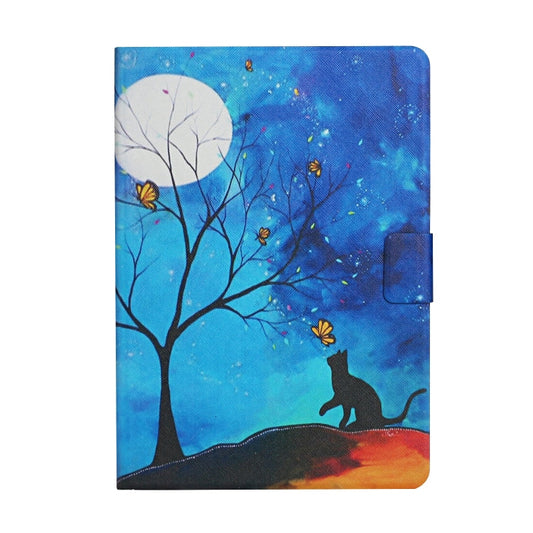 Colored Drawing Pattern Horizontal Flip Leather Case with Holder & Card Slots, For Huawei MediaPad T5, For Lenovo Tab M10 X605F X505, For Samsung Galaxy Tab A 8.0 (2019) T290, For Samsung Galaxy Tab S6 Lite P610