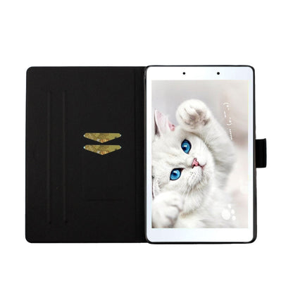 Flower Pattern Horizontal Flip Leather Case with Card Slots & Holder, For Samsung Galaxy Tab A 8.0 2019, For Samsung Galaxy Tab A 10.1 (2019), For Samsung Galaxy Tab S5e T720, For Samsung Galaxy Tab S6 Lite