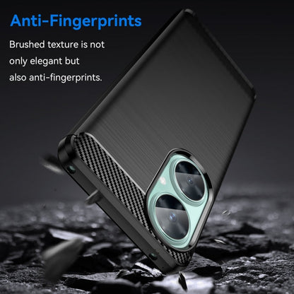 Brushed Texture Carbon Fiber TPU Phone Case, For Huawei nova 11i, For Huawei Maimang 20