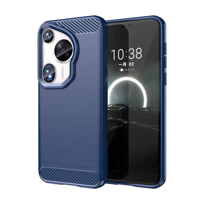 Brushed Texture Carbon Fiber TPU Phone Case, For Huawei Pura 80 Ultra 5G, For Huawei Pura 80 Pro+ 5G, For Huawei Pura 80 Pro 5G, For Huawei Pura 80 5G, For Huawei Mate 70 Pro / 70 Pro+, For Huawei Mate 70, For Huawei Pura 70 Pro / Pura 70 Pro+         ...