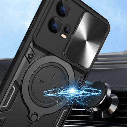 CD Texture Sliding Camshield Magnetic Holder Phone Case, For Motorola Edge 30 Fusion, For Motorola Edge 30 Neo, For Motorola Moto G62, For Motorola Edge 30 Ultra
