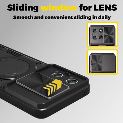 CD Texture Sliding Camshield Magnetic Holder Phone Case, For Motorola Moto G56 5G, For Motorola Moto G05, For Motorola Moto G 2025, For Motorola Moto G75 5G