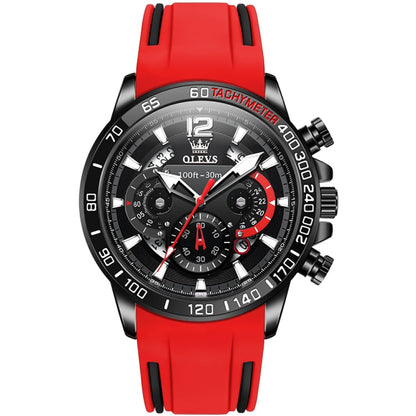 OLEVS 9936 Men Multifunctional Sports Waterproof Quartz Watch