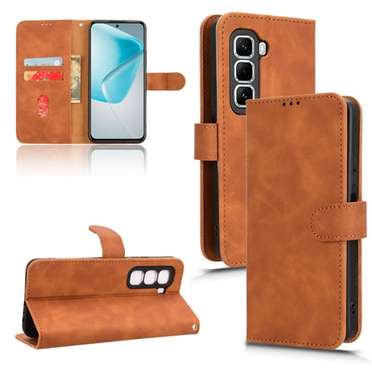 Skin Feel Magnetic Flip Leather Phone Case, For Infinix Hot 50i / Smart 9, For Infinix Hot 50 Pro+, For Infinix Hot 50 4G, For Infinix Hot 50 5G