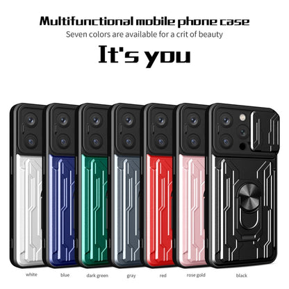 Sliding Camshield TPU+PC Phone Case with Card Slot, For iPhone 15 Pro Max, For iPhone 15 Pro, For iPhone 15 Plus