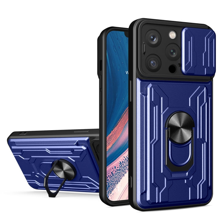 Sliding Camshield TPU+PC Phone Case with Card Slot, For iPhone 15 Pro Max, For iPhone 15 Pro, For iPhone 15 Plus