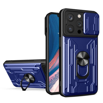 Sliding Camshield TPU+PC Phone Case with Card Slot, For iPhone 15 Pro Max, For iPhone 15 Pro, For iPhone 15 Plus