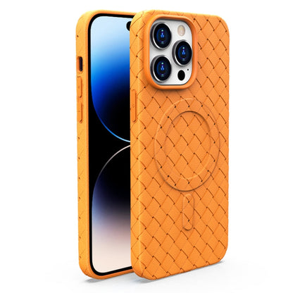 Woven Pattern MagSafe Magnetic Cooling Phone Case, For iPhone 14, For iPhone 14 Pro, For iPhone 14 Pro Max, For iPhone 13 Pro Max