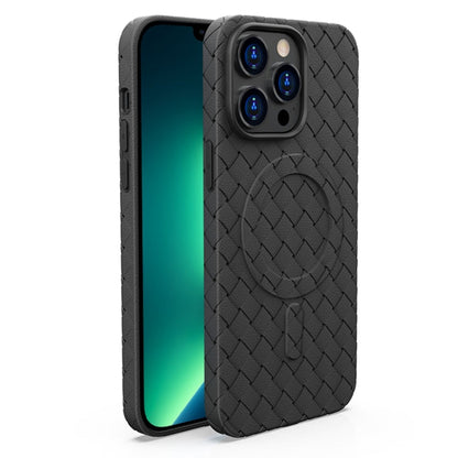 Woven Pattern MagSafe Magnetic Cooling Phone Case, For iPhone 14, For iPhone 14 Pro, For iPhone 14 Pro Max, For iPhone 13 Pro Max