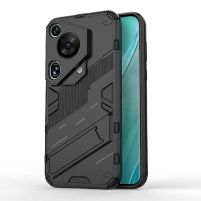 Punk Armor 2 in 1 PC + TPU Phone Case with Holder, For Huawei Mate 70 Pro / 70 Pro+, For Huawei Pura 70 Pro / 70 Pro+, For Huawei Pura 70 Ultra