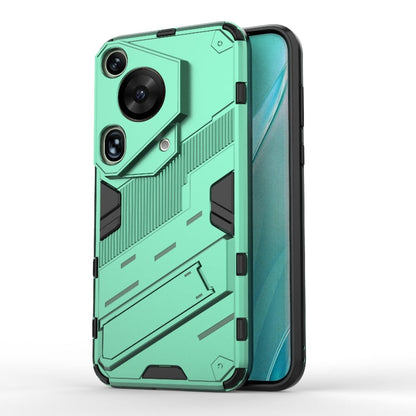 Punk Armor 2 in 1 PC + TPU Phone Case with Holder, For Huawei Mate 70 Pro / 70 Pro+, For Huawei Pura 70 Pro / 70 Pro+, For Huawei Pura 70 Ultra