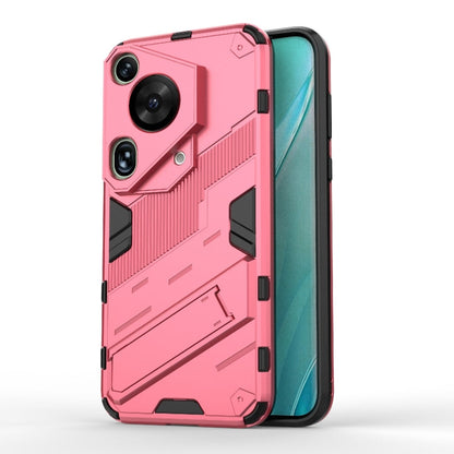 Punk Armor 2 in 1 PC + TPU Phone Case with Holder, For Huawei Mate 70 Pro / 70 Pro+, For Huawei Pura 70 Pro / 70 Pro+, For Huawei Pura 70 Ultra