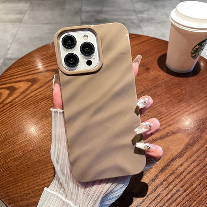 Solid Color Wave Texture TPU Phone Case, For iPhone 14 /13, For iPhone 14 Pro, For iPhone 14 Pro Max
