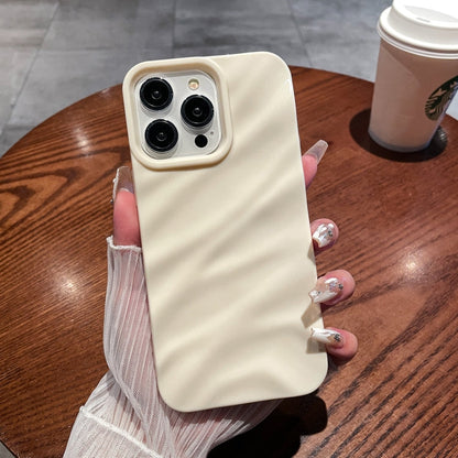 Solid Color Wave Texture TPU Phone Case, For iPhone 14 /13, For iPhone 14 Pro, For iPhone 14 Pro Max