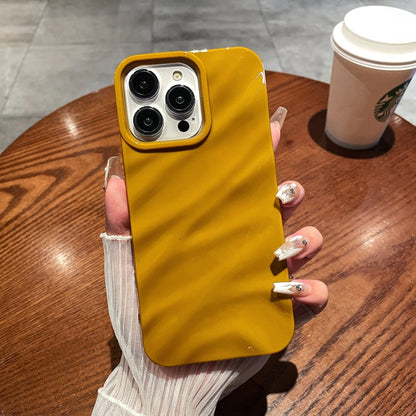 Solid Color Wave Texture TPU Phone Case, For iPhone 14 /13, For iPhone 14 Pro, For iPhone 14 Pro Max
