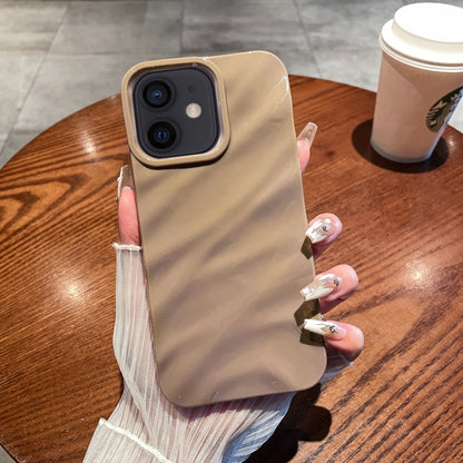 Solid Color Wave Texture TPU Phone Case, For iPhone 13 Pro Max, For iPhone 13 Pro, For iPhone 12 / 12 Pro