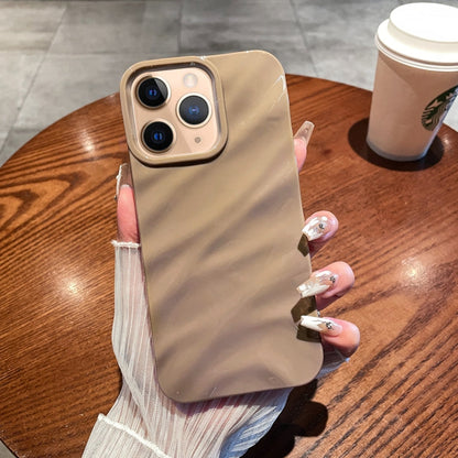 Solid Color Wave Texture TPU Phone Case, For iPhone 12 Pro Max, For iPhone 11 Pro Max, For iPhone 11