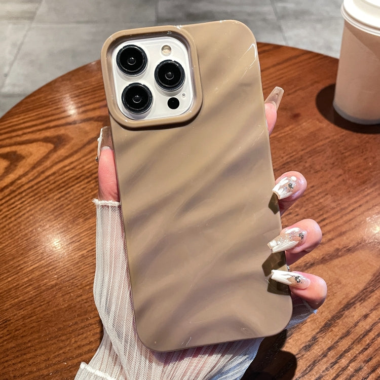 Solid Color Wave Texture TPU Phone Case, For iPhone 16, For iPhone 15 Pro Max, For iPhone 15 Pro