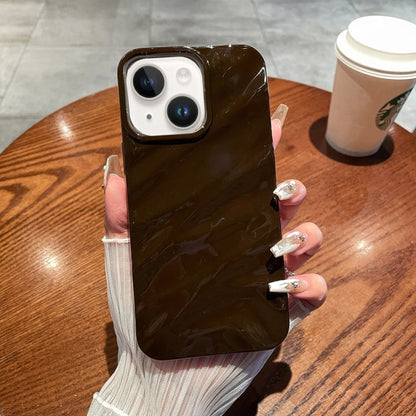Solid Color Wave Texture TPU Phone Case, For iPhone 15 Plus, For iPhone 15, For iPhone 14 Plus