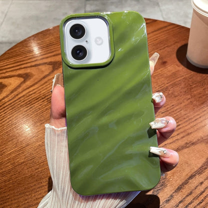 Solid Color Wave Texture TPU Phone Case, For iPhone 16, For iPhone 15 Pro Max, For iPhone 15 Pro