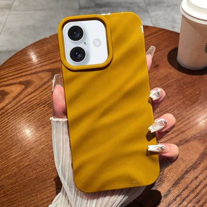 Solid Color Wave Texture TPU Phone Case, For iPhone 16, For iPhone 15 Pro Max, For iPhone 15 Pro
